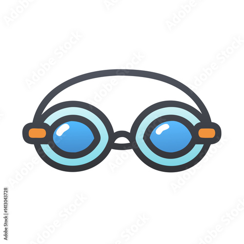 Swimming Goggles Icon Representing Swim