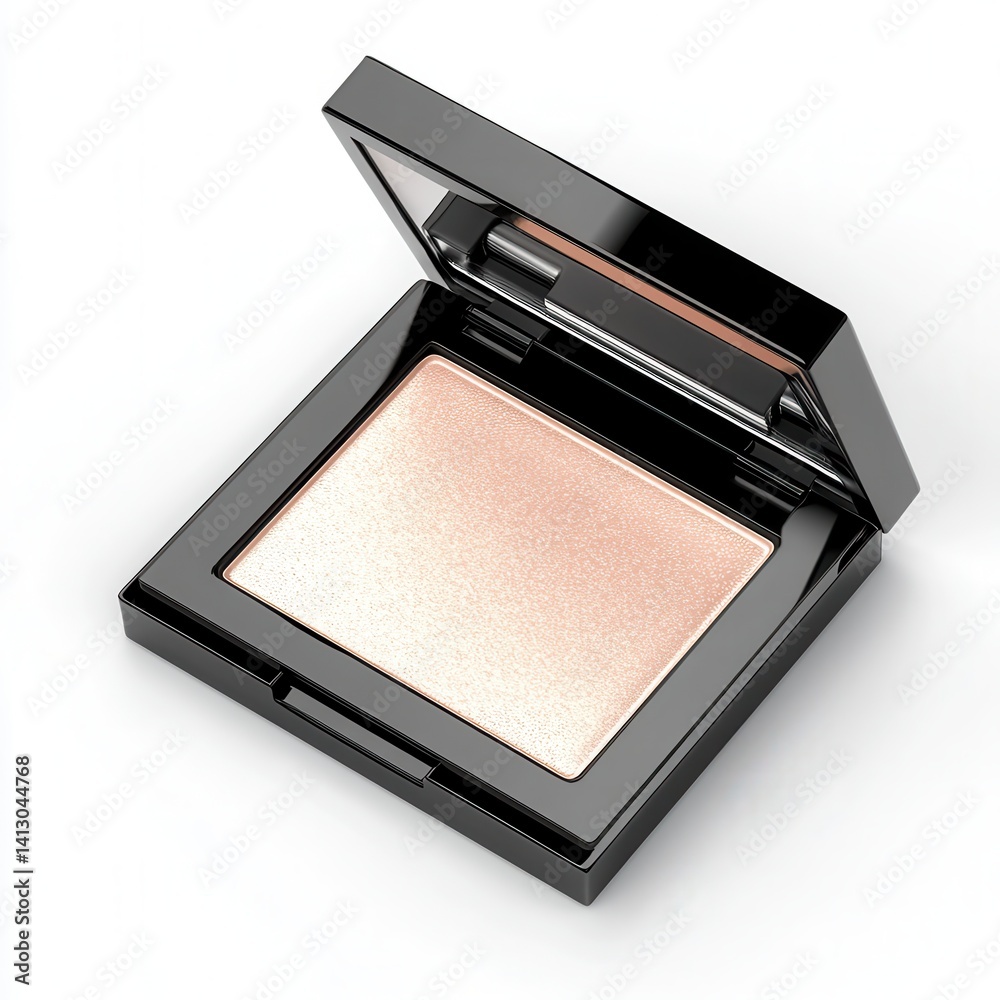 Open blush container product shot on white background Open blush container product shot on white background
