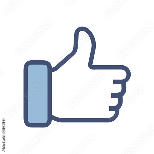 Thumbs Up Icon – Representing Like or Approval