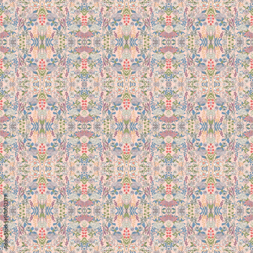 Versatile Colorful Pattern for Textile Design