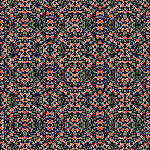 Versatile Colorful Pattern for Textile Design