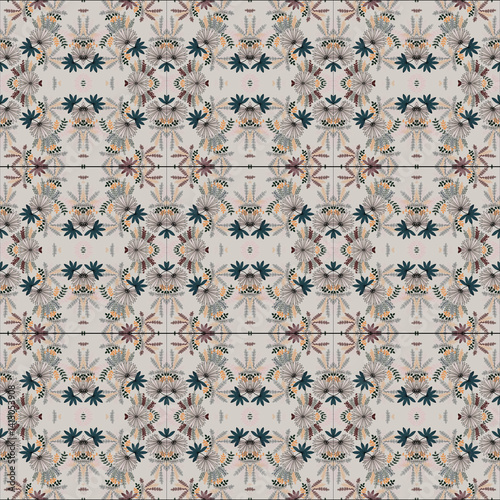 Versatile Colorful Pattern for Textile Design
