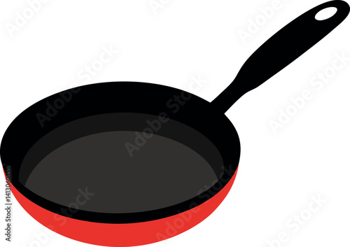frying pan isolated on white