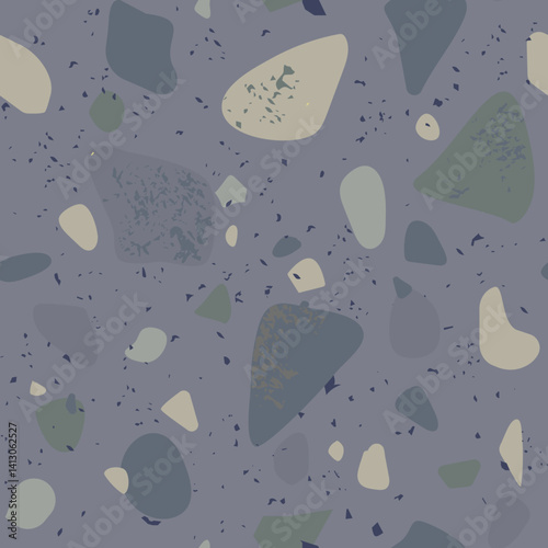 Abstract seamless pattern imitation of a stone surface for tile  in vector.eps