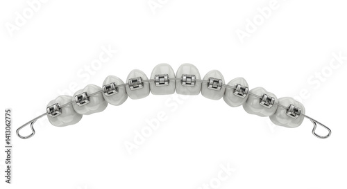 Isolated Dental Braces