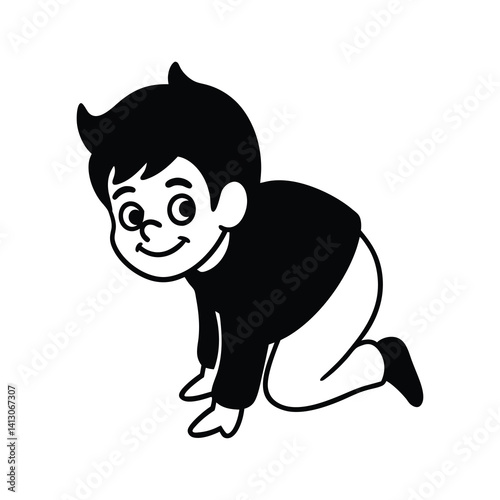 cartoon character of man vector