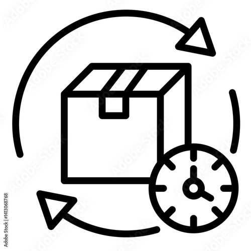 Product Lifecycle  Icon Element For Design
