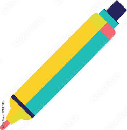 colored pencils isolated on white