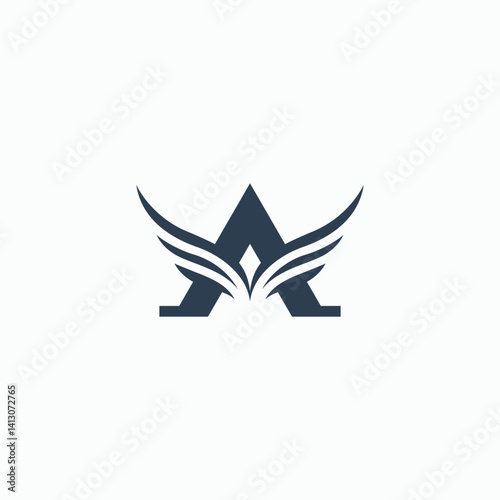 a letter logo template