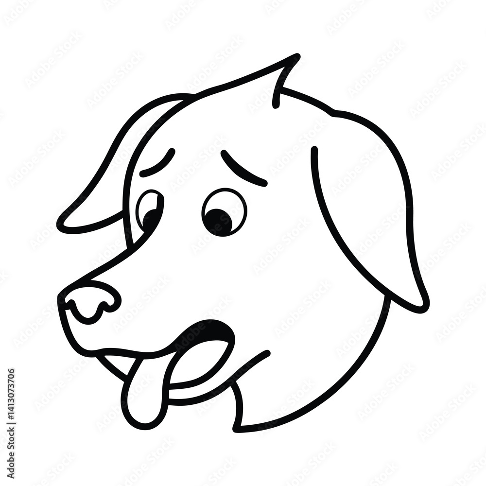 vector illustration of a dog vector illustration of a dog
