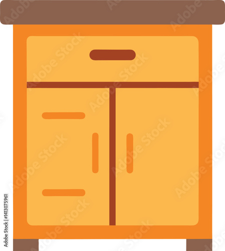 wooden cabinet with drawers