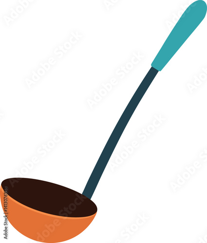 spoon on white background