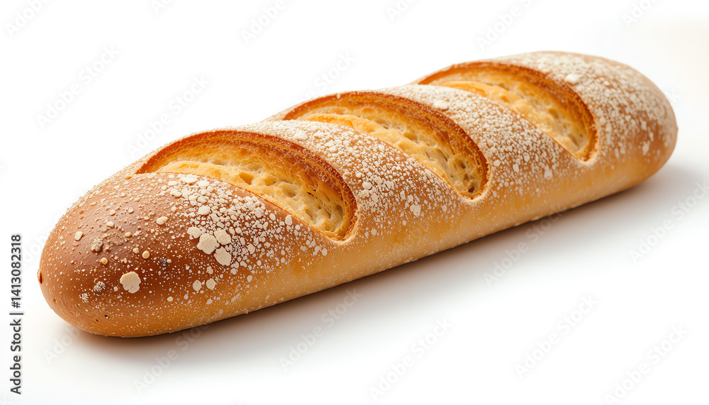 Freshly baked bread loaf with a golden crust and a soft interior. Perfect for sandwiches, toasting, or as a side dish for any meal. Freshly baked bread loaf with a golden crust and a soft interior. Perfect for sandwiches, toasting, or as a side dish for any meal.
