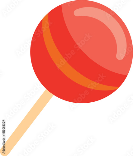 vector illustration of a lollipop