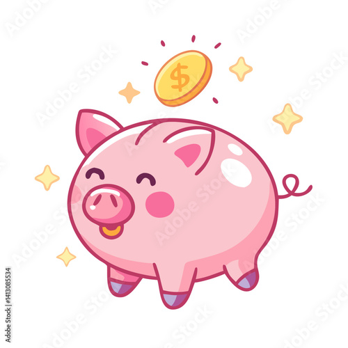 piggy bank with money