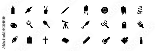 Art & Creative Tools Icons
