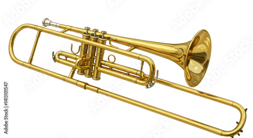 Isolated Trombone