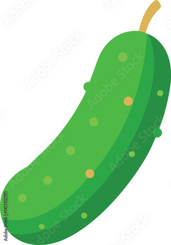 cucumber on a white background