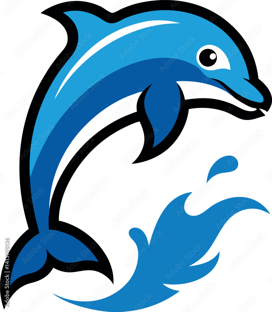 Fototapeta premium dolphin in the water