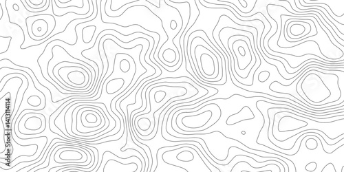 Wave topographic doted lines contour map, topographic wavy map dot line background. Abstract geographic wave grid line map. Vector illustration.