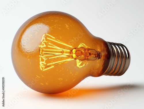 Vintage Inspired Amber Light Bulb for Retro Home Decor: Perfect for Cozy and Stylish Interior Lighting