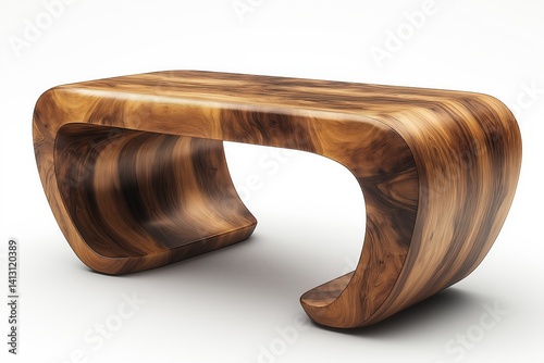 Modern Decor: Stylish Wooden Table with Contemporary Design for Interior Home Furnishings