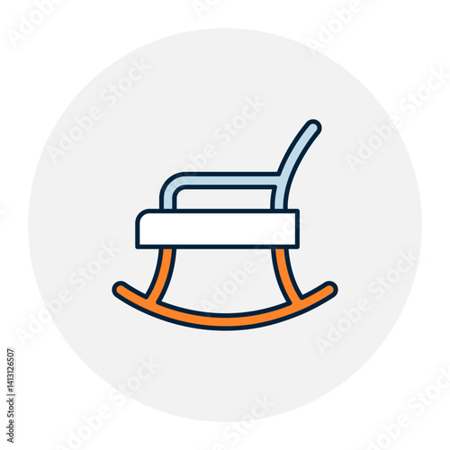 Pension Plan Icon. Retirement Savings, Financial Planning. Illustration for Senior Support Concept.
