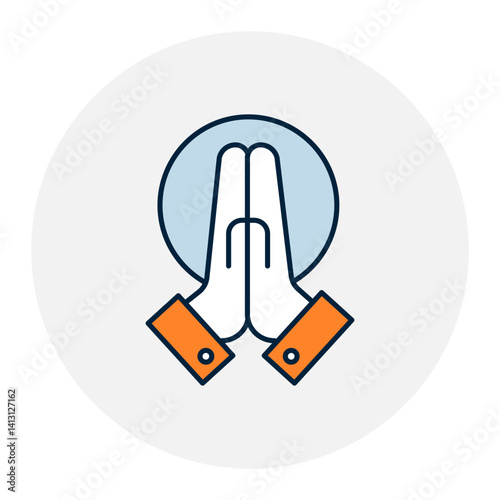 Limited Capability Icon. Physical Restriction, Assistance Needed. Illustration for Disability Aid Concept.