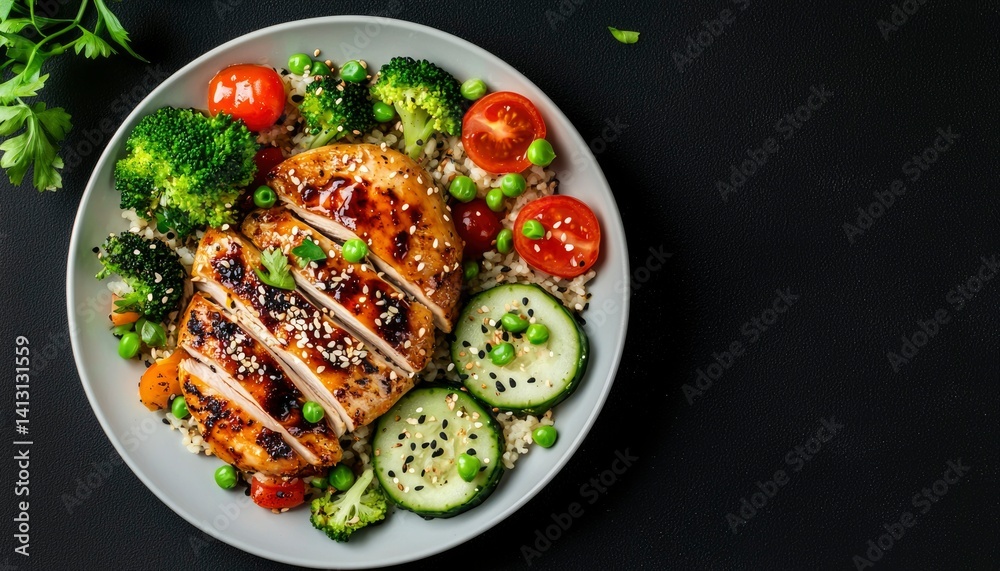 Grilled Chicken with Vegetables Grilled Chicken with Vegetables