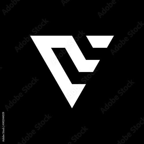 Foto letter V logo