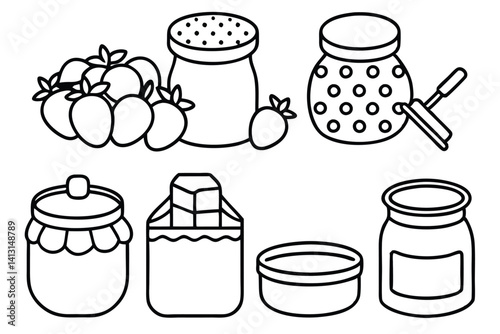 Variety of Jam and Preserves