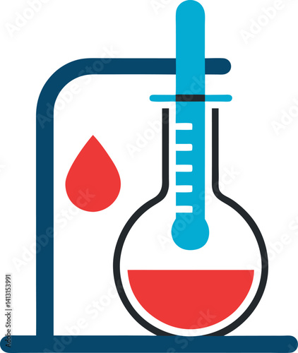 test tube with blood