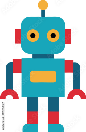 retro toy robot
