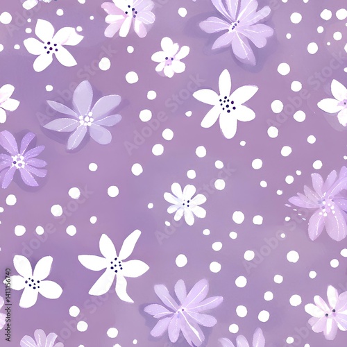 cute purple pattern background