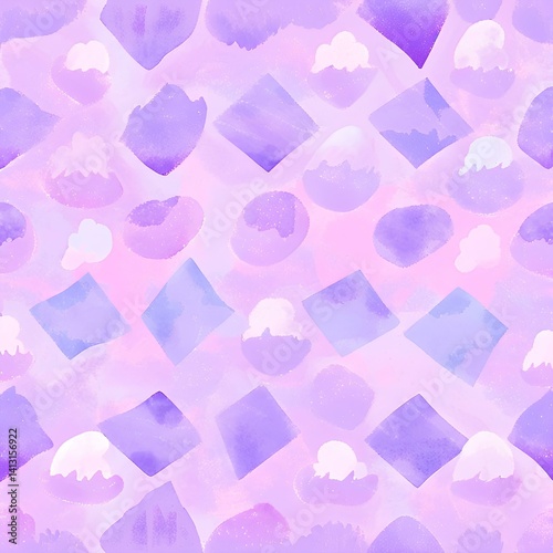 cute purple pattern background