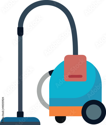 vacuum cleaner isolated on white