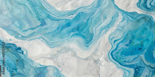 Wallpaper Mural Vector watercolor ocean wave line blue and white background. Ocean sea art with natural template. Seamless soft blue ocean pattern wave water background. Torontodigital.ca