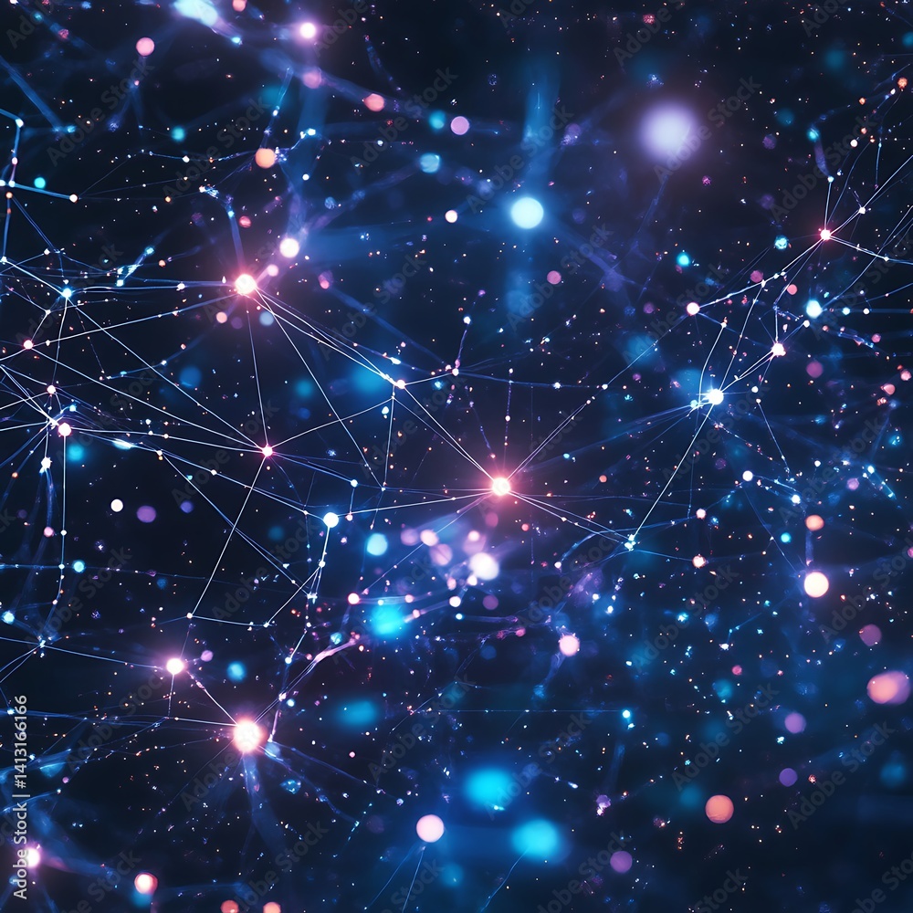 Digital network connections glowing with neon bright technology grid high resolution picture Digital network connections glowing with neon bright technology grid high resolution picture