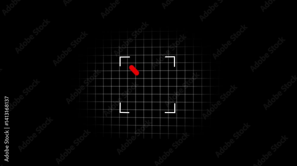 Security Access Verification icon cross mark, Antivirus secure crime detection password pass account profile safety access. black background with 4k animation