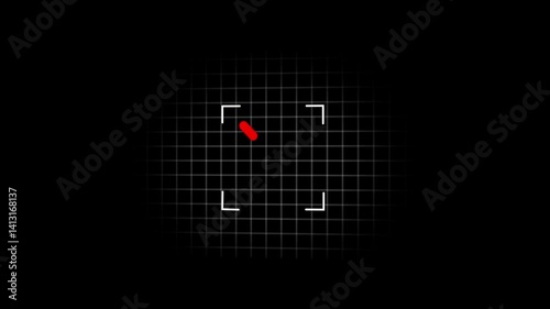 Security Access Verification icon cross mark, Antivirus secure crime detection password pass account profile safety access. black background with 4k animation