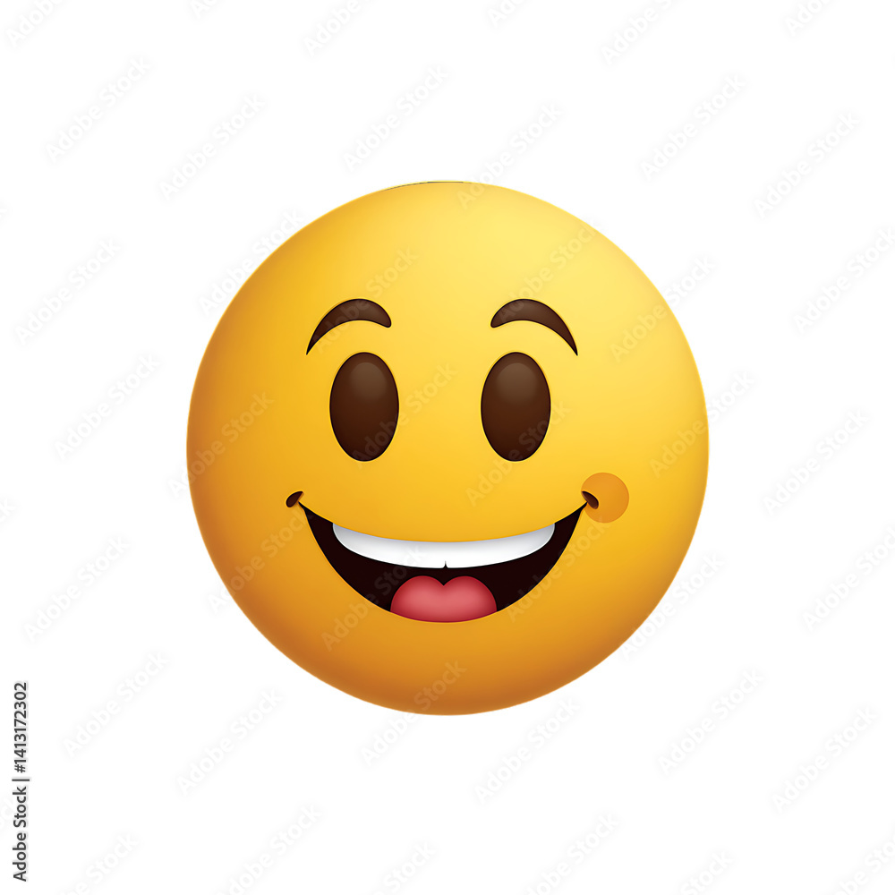 A Soft Lit, Realistic Emoji Smiling with a Subtle Glow, Radiating Warmth and Happiness A Soft Lit, Realistic Emoji Smiling with a Subtle Glow, Radiating Warmth and Happiness