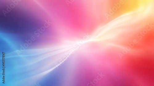 Obraz na płótnie Vibrant abstract background with colorful waves w salonie