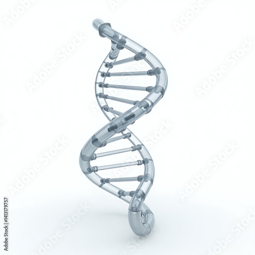 Dna structure helix model science biology medical research genetic code molecule double helix strand
