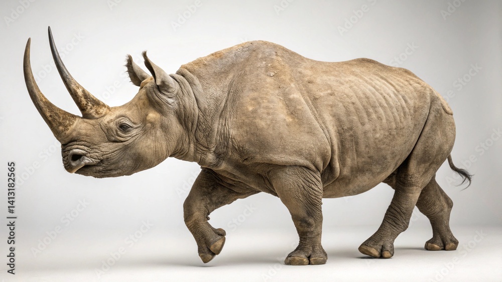 Obraz premium Arsinoitherium on studio background 