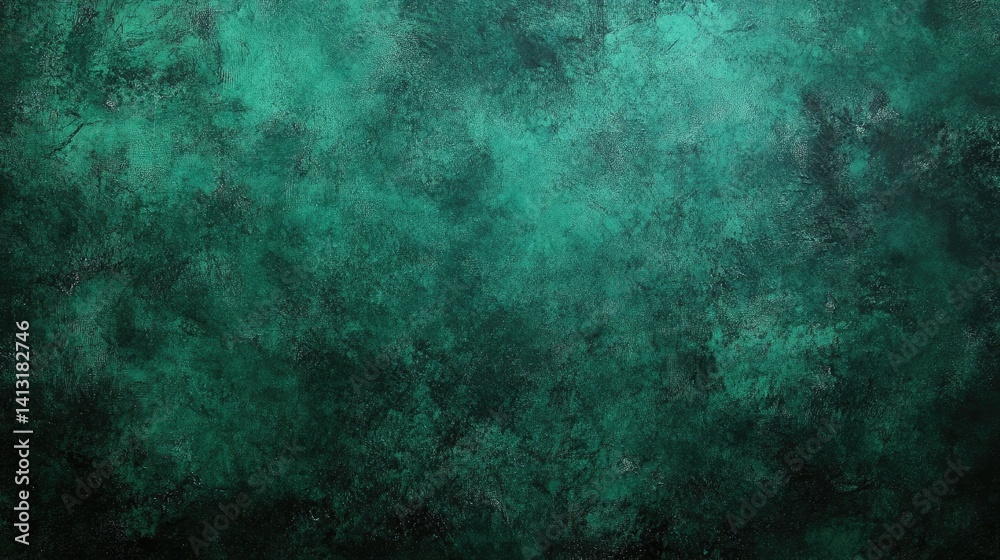 Emerald Green Texture Background, Abstract Patina Surface with Mottled Overlay Emerald Green Texture Background, Abstract Patina Surface with Mottled Overlay