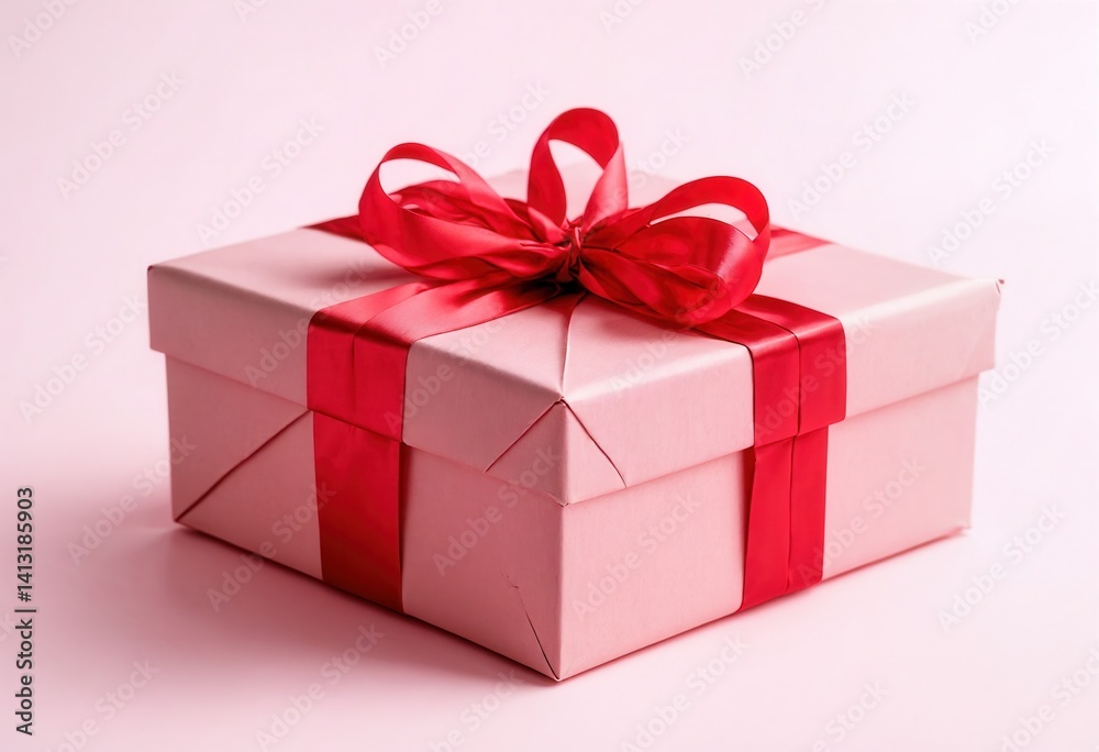 Obraz premium Wrapped Gift with Ribbon