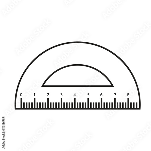 Ruler, handyman, school, icon
