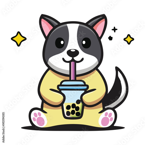dog vector illustration.Food & Treats Dogs 