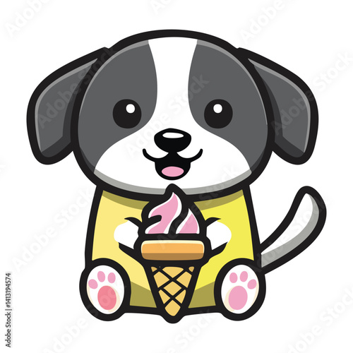 dog vector illustration.Food & Treats Dogs 