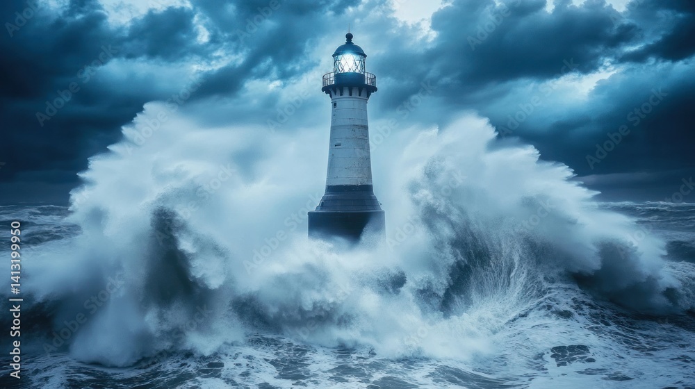 A lighthouse standing firm as huge waves crash against its foundation --ar 16:9 --v 6.1 Job ID: e9f0cd77-f6e3-4d61-bb92-c02d100cbe30 A lighthouse standing firm as huge waves crash against its foundation --ar 16:9 --v 6.1 Job ID: e9f0cd77-f6e3-4d61-bb92-c02d100cbe30